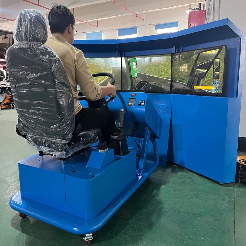 依時利新六自由度YSL2022-III-6DOF三屏汽車模擬器 簡易款插圖6