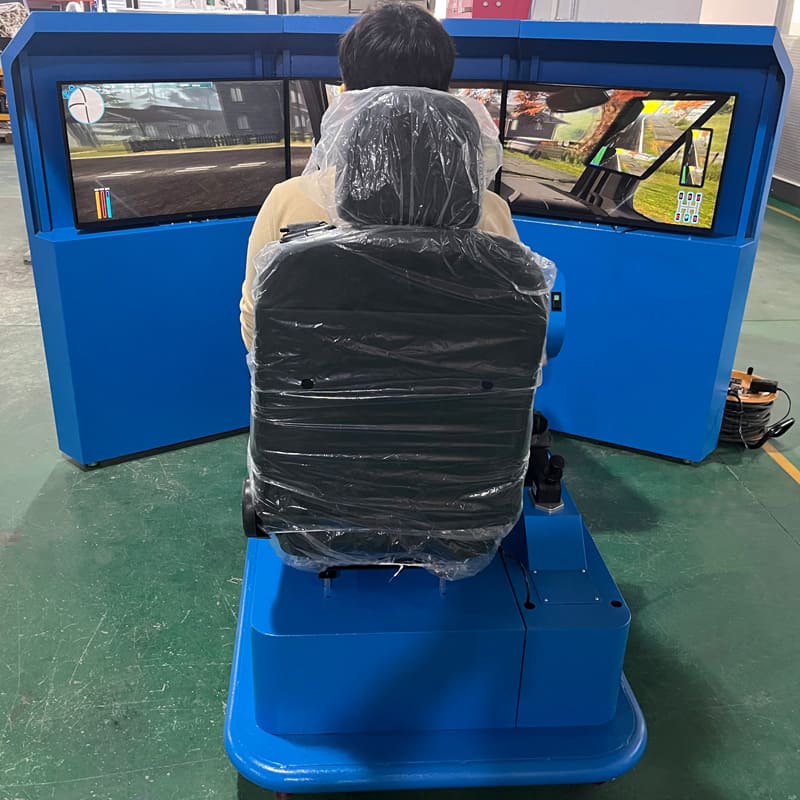 依時利新六自由度YSL2022-III-6DOF三屏汽車模擬器 簡易款插圖